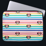 Peekaboo Rainbow Minnie Mouse Pattern Laptop Sleeve<br><div class="desc">Brighten up any space with this Peekaboo Rainbow Minnie Mouse pattern! Featuring Minnie Mouse playfully peeking out alongside vibrant rainbows, stars, and hearts, this fun and cheerful design captures Minnie’s sweet and stylish personality in a bold, colorful aesthetic. The repeating pattern adds a whimsical touch, making it perfect for Disney...</div>