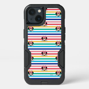 Peekaboo Rainbow Minnie Mouse Pattern iPhone 13 Case