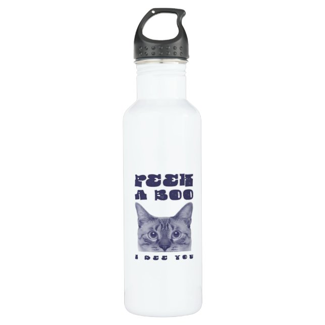Peekaboo – Sloth Halloween Surprise Stainless Steel Water Bottle (Front)