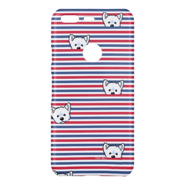 Peekaboo Westies Uncommon Google Pixel Case (Back)