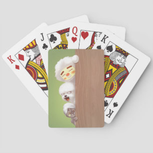 Peeking Animals Trio Poker Cards