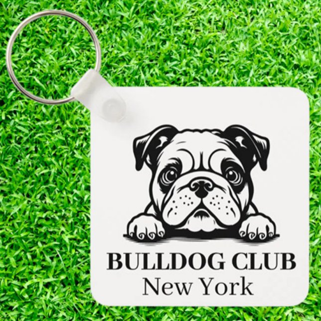 Peeking Boxer Club Keychain (Thoughtful Gifts for Boxer Lovers)