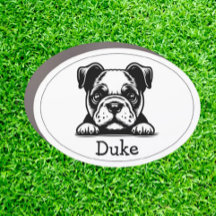 Peeking Boxer Terrier Puppy Personalized