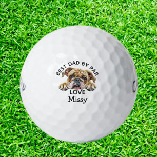Peeking Bulldog Customize  Golf Balls