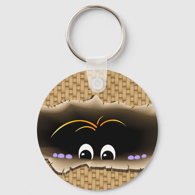 Peeking Creature Keychain (Front)