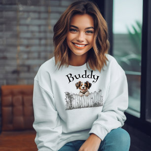 Peeking Dog Customisable Sweatshirt