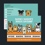 Peeking Dogs Pet Care Cute Business Promotional Postcard<br><div class="desc">Design an eye-catching postcard that will stand out in mailboxes! This customizable design features a charming row of dogs peeking over a fence in bright, fun colors. With plenty of room to personalize it with your information, this postcard is a great investment for any dog walking, training, grooming or daycare...</div>
