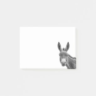 Peeking Donkey Cute  Post-it Notes