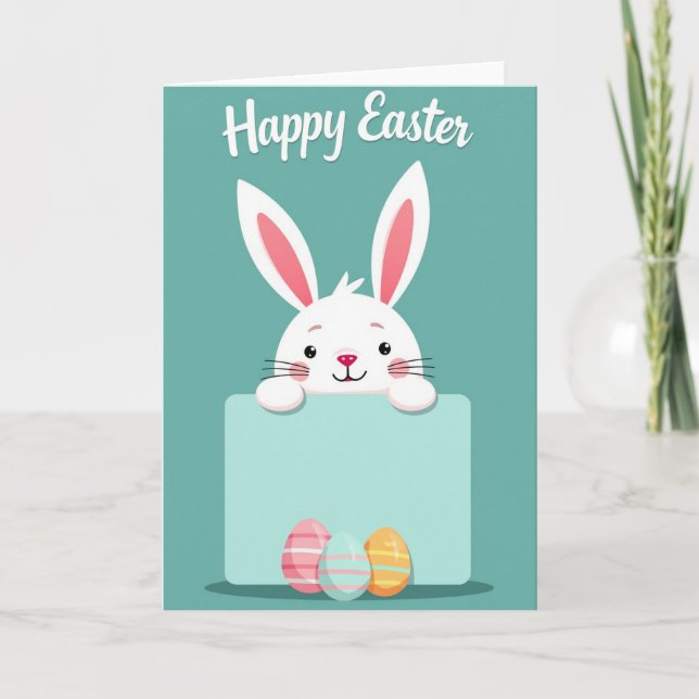 Peeking Friend Happy Day Card (Front)