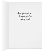 Peeking giraffe card (Inside (Right))