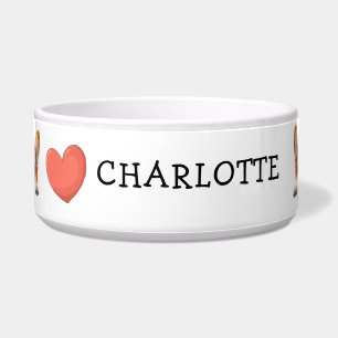 Peeking Gold Corgi Customize theme Bowl