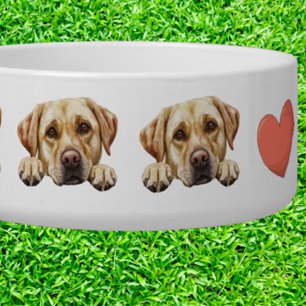 Peeking Golden Labrador Customize theme Bowl