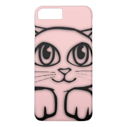 Peeking Kitten Pink iPhone 8 Plus/7 Plus Case