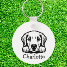 Peeking Labrador Puppy Personalized