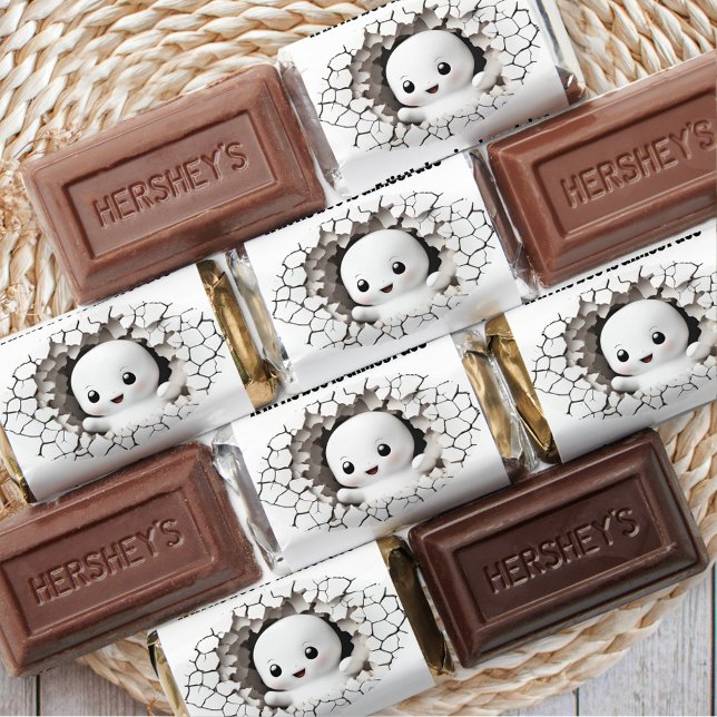 Peeking Little Boo Ghost Baby Shower Hershey's Miniatures (Peeking Little Boo Ghost Baby Shower Hershey's Miniatures)