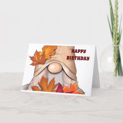 PEEKING OUT TO WISH YOU A HAPPY BIRTHDAY CARD