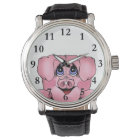Peeking Piggy Watch