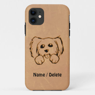 Peeking Pup Personal iPhone 11 Case