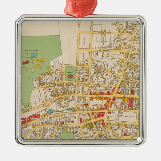 Peekskill Metal Ornament (Front)