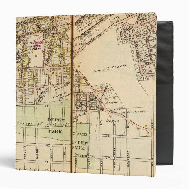 Peekskill, New York 4 3 Ring Binder (Front/Inside)