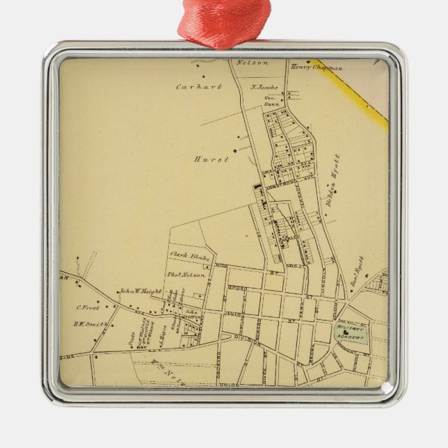 Peekskill, NY Metal Ornament (Front)