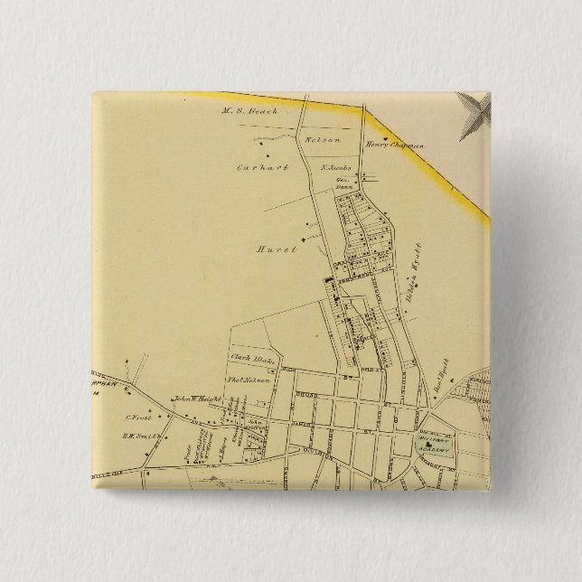 Peekskill, NY Pinback Button (Front)