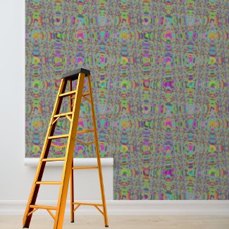 Peel and Stick multi-colored zig-zag pattern