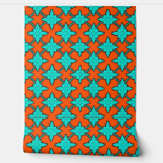 Peel and Stick Textured Vinyl Wallpaper - Vibrant  (Unrolling)