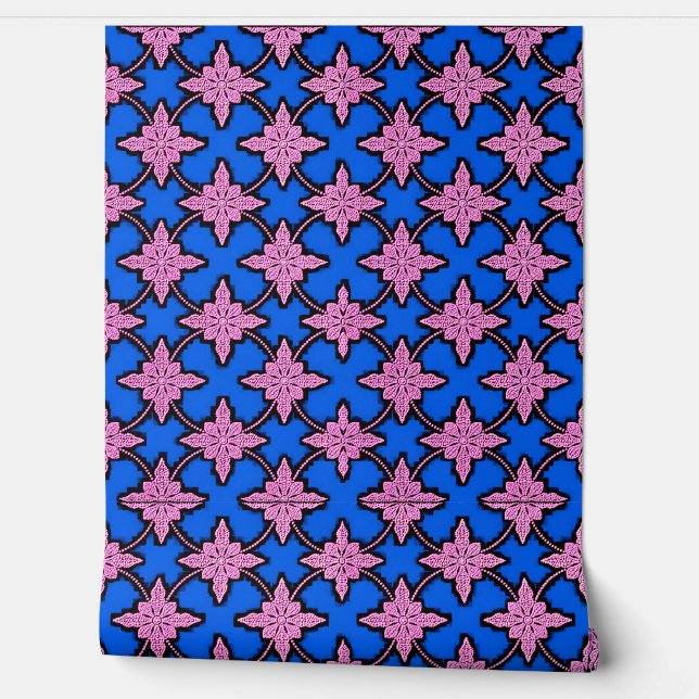 Peel and Stick Textured Vinyl Wallpaper - Vibrant  (Unrolling)