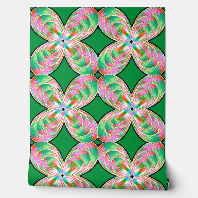 Peel and Stick Textured Vinyl Wallpaper - Vibrant  (Unrolling)