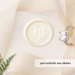 Peel and Stick Timeless and Elegant Wax Seal Sticker<br><div class="desc">Add a Touch of Timeless Romance to Your Wedding Stationery. Elevate your wedding invitations, favors, and keepsakes with our easy-to-use peel-and-stick wax stickers, designed to create a stunning look of traditional wax without the hassle. Featuring two elegantly styled initials in classic serif typography, this tool brings a refined and personal...</div>