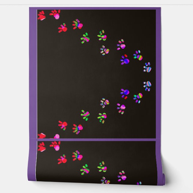 Peel and Stick Wallpaper 18 - Feet (Unrolling)