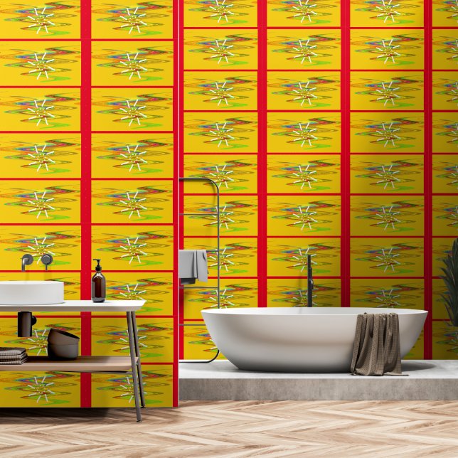 Peel and Stick Wallpaper 41 - Sunset (Bathroom)