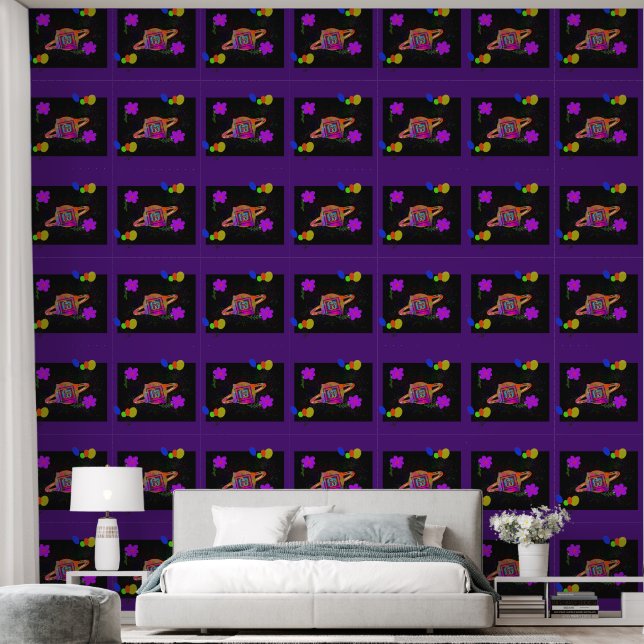 Peel and Stick Wallpaper 57 - Marvelous (Bedroom)
