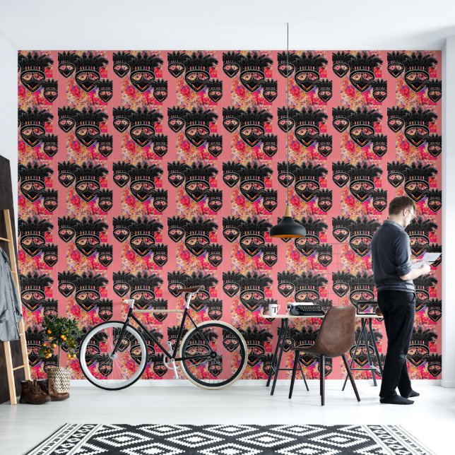 Peel and Stick Wallpaper 75 - Peeps Wallpaper (Living Room)