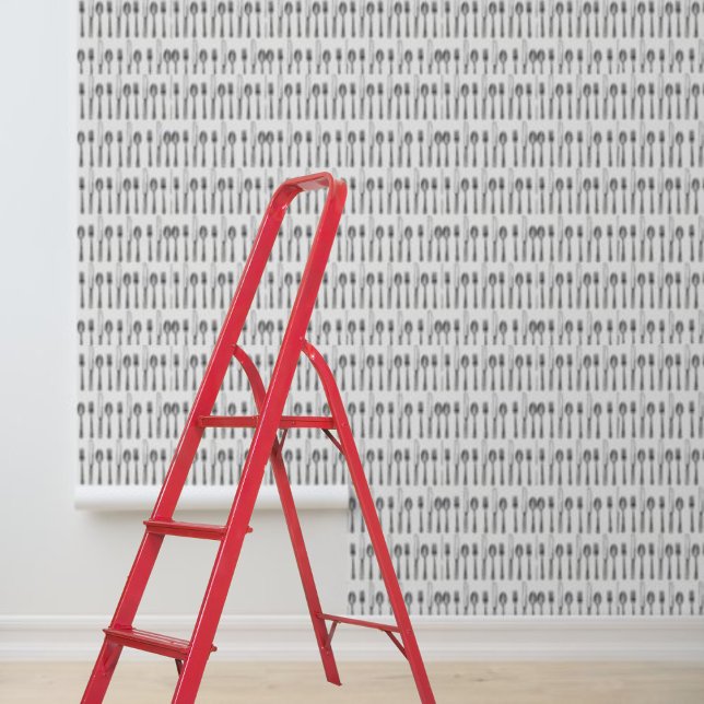 Peel and Stick Wallpaper Knife Fork Spoon Wallpaper (Peel and Stick Wallpaper Knife Fork Spoon Wallpaper)