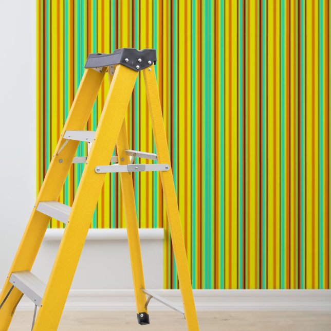 Peel and stick wallpaper mid-century striped wallpaper  (Peel and stick wallpaper mid-century striped wallpaper)