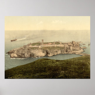 Peel Castle, St Patrick's Isle, Isle of Man Poster