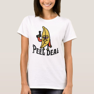 Peel Deal: Go Bananas funny design women t-shirt 