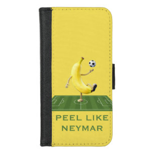 Peel Like a Champion Funny Banana Soccer Custom iPhone 8/7 Wallet Case