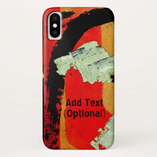 Peeled Wall Ad iPhone XS Case