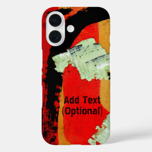 Peeled Wall Ad iPhone 16 Case