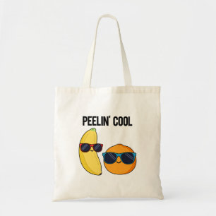 Peelin Cool Funny Fruit Pun Tote Bag