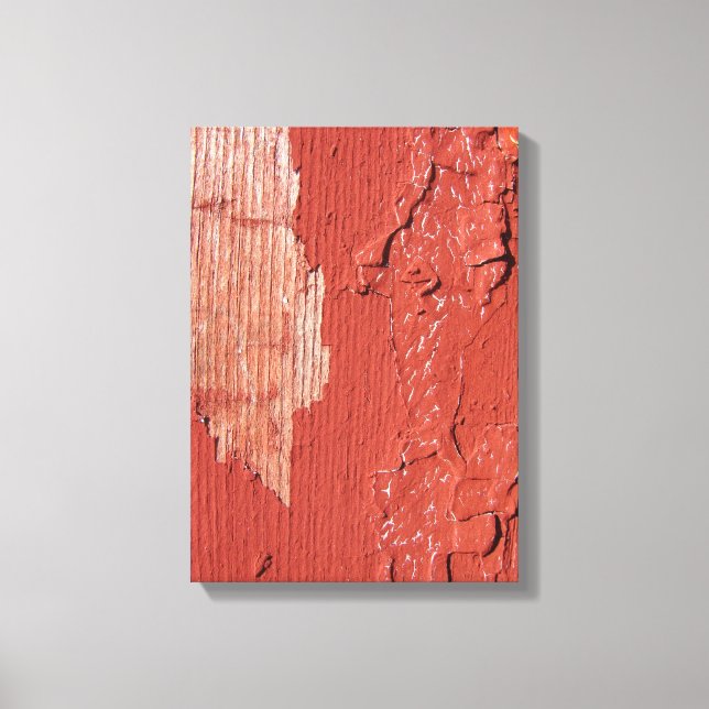 Peeling Barn Paint Canvas Print (Front)