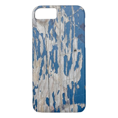 peeling blue paint iPhone 87 case