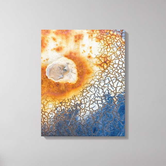 Peeling Paint and Rusty Abstract Canvas Print (Front)