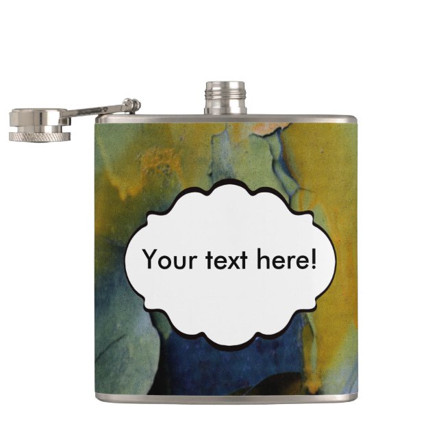 Peeling paint flask (Opened)