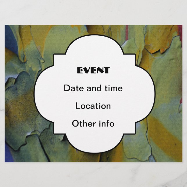 Peeling paint flyer (Front)