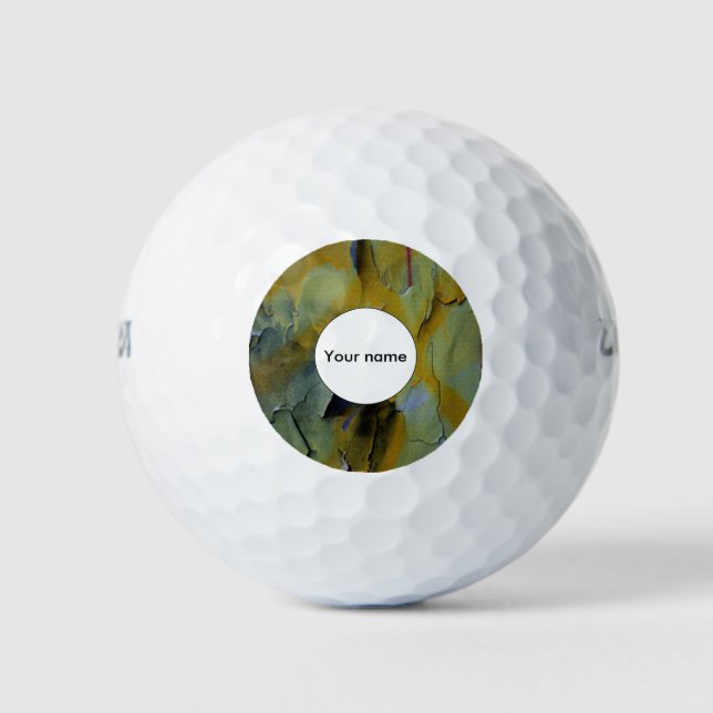 Peeling paint golf balls (Front)