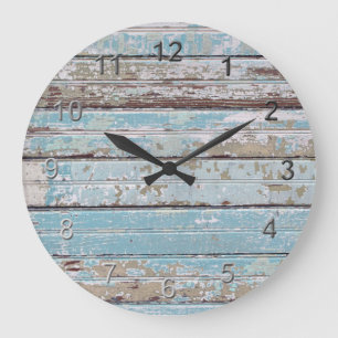 Peeling Paint Large Clock